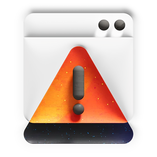 Malware detected icon.